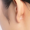 350Pcs 7 Colors Plastic Tiny Ball Stud Earrings with Ear Nuts for Women EJEW-CA0001-04-6
