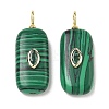 Synthetic Malachite Pendants KK-B157-43G-01-1
