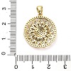 Brass Micro Pave Cubic Zirconia Pendants KK-L229-072G-3