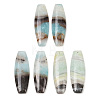 Natural Flower Amazonite Pendants G-K381-20C-1