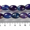 Natural Agate(Dyed & Heated) Beads Strands G-M446-D01-01C-5