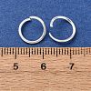 Brass Open Jump Rings KK-G604-08S-06-4