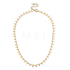 Brass Curb Chain Necklaces NJEW-JN03070-01-1