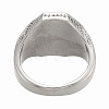 Men's Titanium Steel Finger Rings STAS-H102-AS-7-3