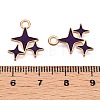 Alloy Enamel Pendants X1-ENAM-T020-38F-RS-3