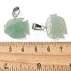 Natural Green Aventurine Pendants G-B127-16P-03-3