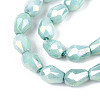 Anti-Tarnish Electroplate Glass Beads Strands GLAA-T025-13A-03-3