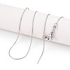 Brass Boston Link Chain Necklaces NJEW-B119-01P-1