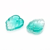 Two-Tone Transparent Glass Charms X-GLAA-H016-15-4