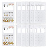 Acrylic Stud Earring Organizer Display Cards CDIS-WH0020-40B-01-1