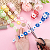 7.5 Yrads 5 Colors Polyester Flower Lace Trim Ribbon OCOR-PH0005-67-5