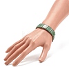 Natural Green Aventurine Rectangle Beaded Bracelet BJEW-JB08198-03-3