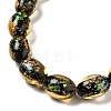 Handmade Dichroic Foil Glass Beads Strands DICH-U001-12C-3