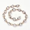 Iron Acrylic Rhinestone Handmade Chains AJEW-JB00250-2