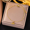 Titanium Steel Alloy Charm Anklets WG33B59-04-1