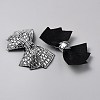 Rhinestone Bowknot Shoe Decoration AJEW-WH0473-66C-2