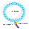 Rainbow & Star Zinc Alloy Enamel Charm Bracelets FS-WGF96C6-01-2