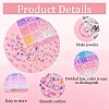 DIY Round Acrylic Beads Jewelry Making Finding Kits DIY-YW0011-64-4