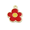 Alloy Enamel Pendants ENAM-F152-03G-03-1