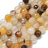 Natural Yellow Hematoid Quartz Beads Strands G-B165-A07-8mm-2