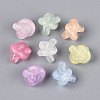 Luminous Frosted Transparent Acrylic Beads TACR-T029-23M-2