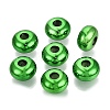 UV Plating Opaque Acrylic European Beads PACR-T017-19M-09-1