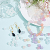 160Pcs Transparent Glass UV Reactive Beads DGLA-PA0001-10A-4