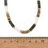 Natural African Turquoise(Jasper) and Natural Picture Jasper Bead Necklaces NJEW-JN06629-4