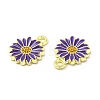 Alloy Enamel Charms FIND-H035-01G-LG-3