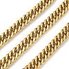 Ion Plating(IP) 304 Stainless Steel Cuban Link Chains CHS-E030-04A-G-1
