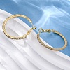Brass Micro Pave Cubic Zirconia Stud Earrings EJEW-R025-32G-3