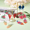 10Pcs 10 Style DIY Dangle Earrings Silicone Molds DIY-CD0001-34-8