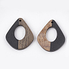 Resin & Walnut Wood Pendants RESI-S358-06B-2