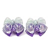 Luminous Opaque Resin & Rhinestone & Polymer Clay Beads RE-CBA1913-02E-2