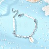 Shell & Seed Beads Bead Bracelets BJEW-JB14136-02-2