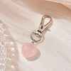 Natural Rose Quartz Pendant Decorations HJEW-JM02908-03-2