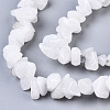 Natural White Moonstone Beads Strands G-S363-018-2