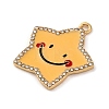 Alloy Enamel Pendants ENAM-M009-01B-G-2