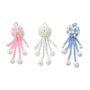 Glass Seed Beads & Glass Pearl Pendants PALLOY-MZ01336-1