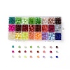 24 Colors Glass Beads GLAA-JP0001-12-1