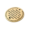 201 Stainless Steel Pendants STAS-R002-01G-09-2