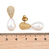 316L Surgical Stainless Steel Micro Pave Cubic Zirconia Stud Earrings for Women SA-CBA2DC8-03G-3