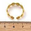 Round 304 Stainless Steel Open Cuff Rings RJEW-R014-02G-05-5