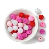 DIY Round Silicone & Acrylic & Berry Beads Making Findings Kits DIY-FS0006-26D-2