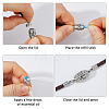 1Pc 304 Stainless Steel Perfume Diffuser Column Link Bracelets BJEW-FG0001-08C-3