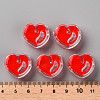Transparent Enamel Acrylic Beads TACR-S155-004F-4