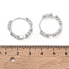 Brass Leverback Earrings for Women KK-CBA405F-01P-3