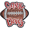 Sports Theme Sequin Embroidery Iron on/Sew on Patches PATC-GF0001-94B-1