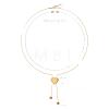 201 Stainless Steel Lariat Necklaces for Women WG43AF7-01-2