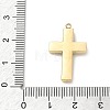 304 Stainless Steel Rhinestone Pendants STAS-L022-085G-11-3